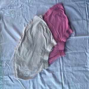 2 cute pink skorts for kids.